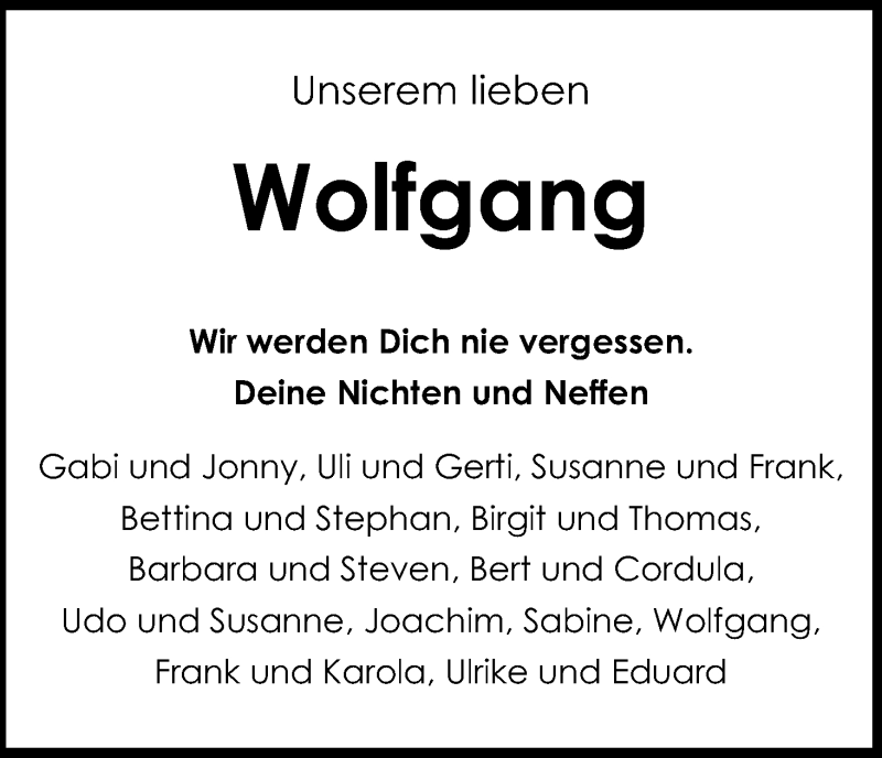  Traueranzeige für Wolfgang Zorn vom 29.02.2020 aus Kölner Stadt-Anzeiger / Kölnische Rundschau / Express