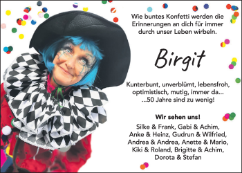 Anzeige von Birgit  von  Blickpunkt Euskirchen 