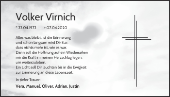 Anzeige von Volker Virnich von  Blickpunkt Euskirchen 