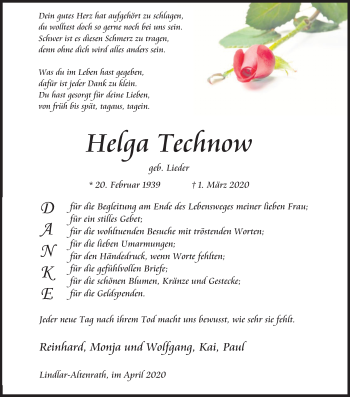 Anzeige von Herga Technow von Kölner Stadt-Anzeiger / Kölnische Rundschau / Express