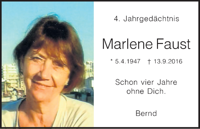  Traueranzeige für Marlene Faust vom 12.09.2020 aus Kölner Stadt-Anzeiger / Kölnische Rundschau / Express