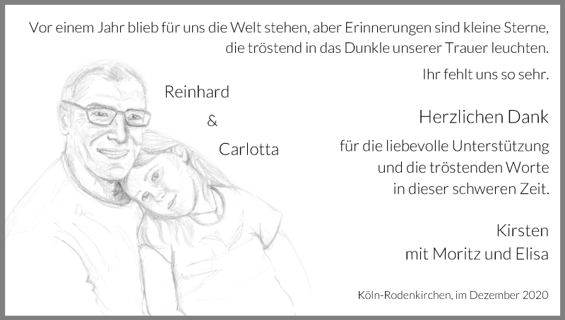  Traueranzeige für Herzlichen Dank vom 02.01.2021 aus Kölner Stadt-Anzeiger / Kölnische Rundschau / Express
