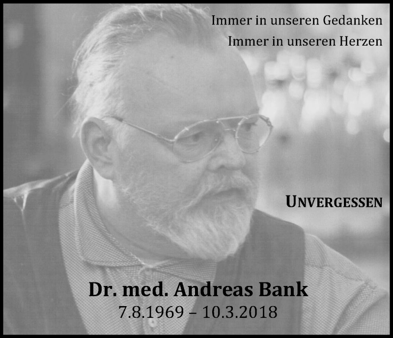  Traueranzeige für Andreas Bank vom 13.03.2021 aus Kölner Stadt-Anzeiger / Kölnische Rundschau / Express