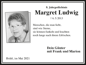 Anzeige von Margret Ludwig von  Schlossbote/Werbekurier 