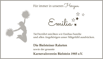Anzeige von Emilia n evr von  Anzeigen Echo 