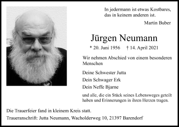 Anzeige von Jürgen Neumann von Kölner Stadt-Anzeiger / Kölnische Rundschau / Express