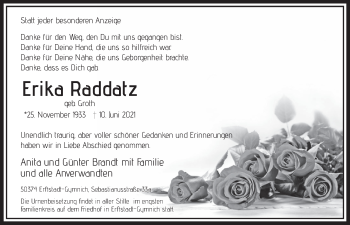 Anzeige von Erika Rddddtz von  Werbepost 