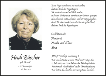 Anzeige von feid eiscer von  Schlossbote/Werbekurier 