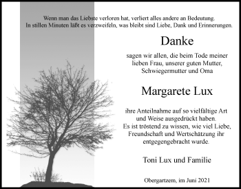 Anzeige von Margarete Lux von  Blickpunkt Euskirchen 