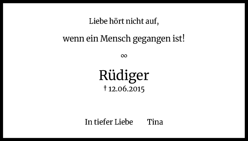  Traueranzeige für Rüdiger Heinrichs vom 18.07.2023 aus Kölner Stadt-Anzeiger / Kölnische Rundschau / Express