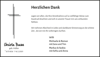 Anzeige von Christ Braun von  Blickpunkt Euskirchen 