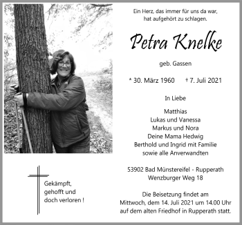 Anzeige von Petra Knelke von  Blickpunkt Euskirchen 