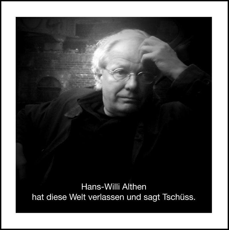  Traueranzeige für Hans-Willi Althen vom 14.08.2021 aus Kölner Stadt-Anzeiger / Kölnische Rundschau / Express