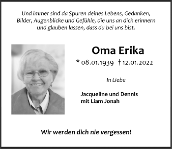 Anzeige von Erika  von  Anzeigen Echo 