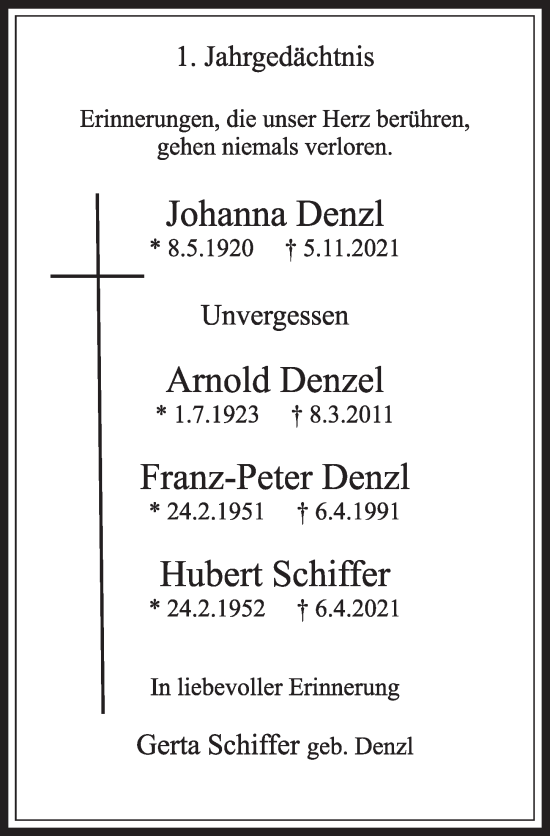 Anzeige von Im Gedenken  von  Wochenende 