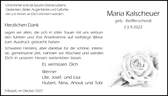 Anzeige von Maria Kalschauer von  Werbepost 