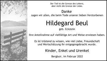 Anzeige von Hildegard Beul von  Blickpunkt Euskirchen 
