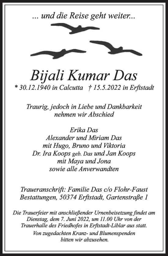 Anzeige von Bijali Kumar von  Werbepost 