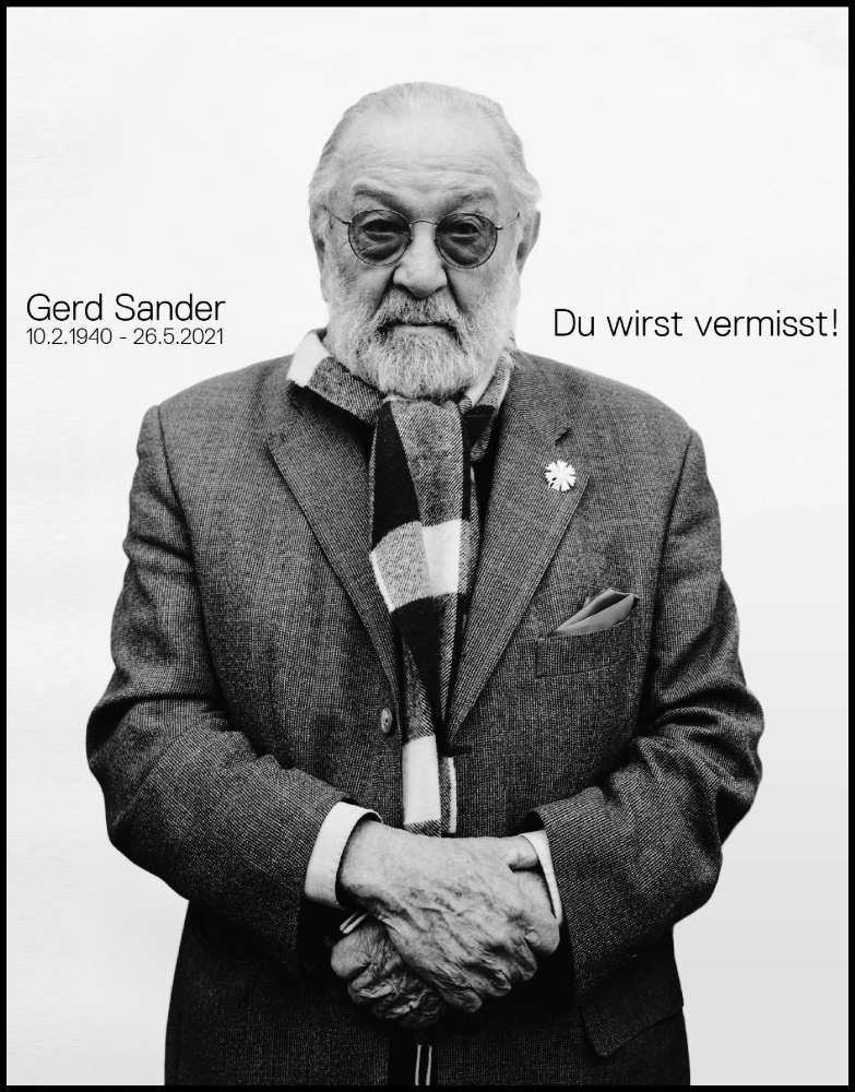  Traueranzeige für Gerd Sander vom 28.05.2022 aus Kölner Stadt-Anzeiger / Kölnische Rundschau / Express