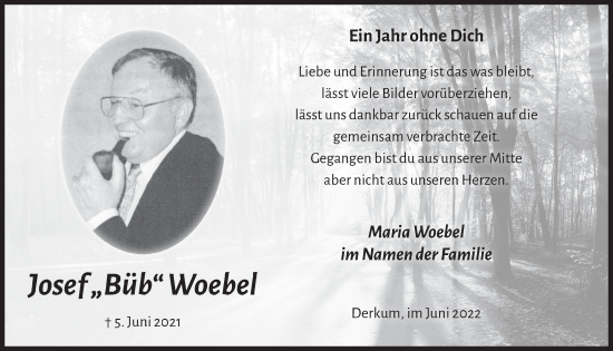 Anzeige von Josef Woebel von  Blickpunkt Euskirchen 