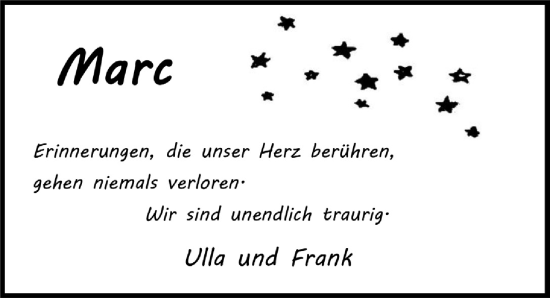 Anzeige von Marc  von  Bergisches Handelsblatt 