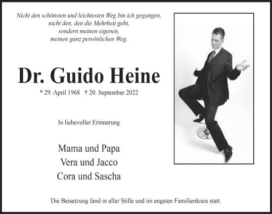 Anzeige von Guido Heine von  Blickpunkt Euskirchen 