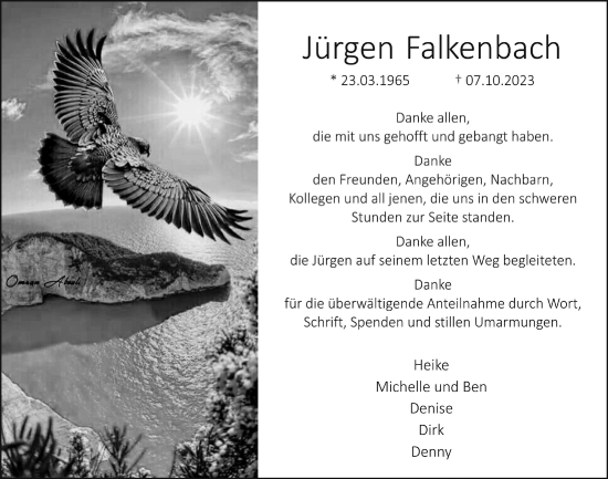 Anzeige von Jürgen Falkenbach von  Blickpunkt Euskirchen 