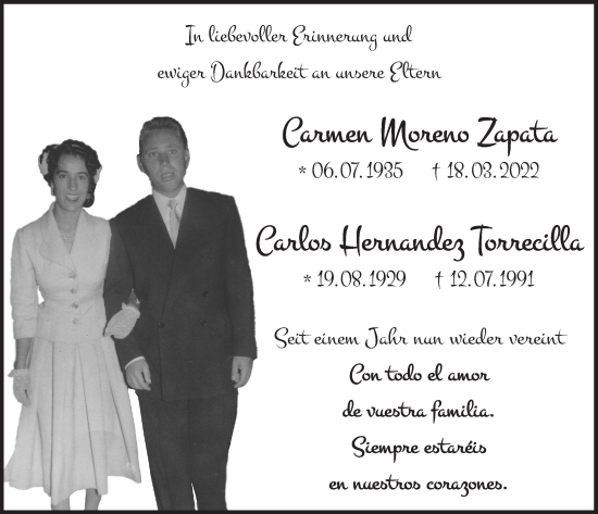 Anzeige von Carlos Hernandez Torrecilla von  Blickpunkt Euskirchen 