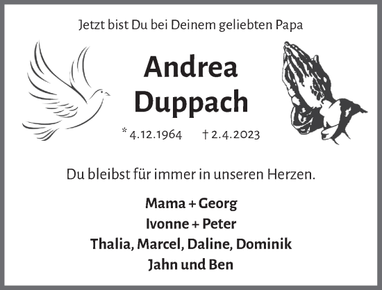 Anzeige von Andrea Duppach von  Lokale Informationen 