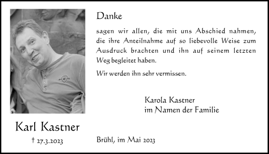 Anzeige von Karl Kastner von  Schlossbote/Werbekurier 