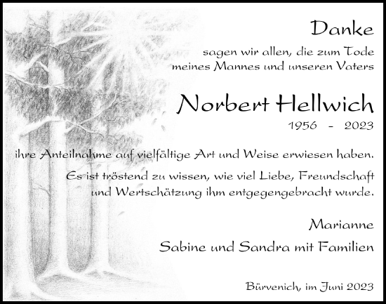 Anzeige von Norbert Hellwich von  Blickpunkt Euskirchen 