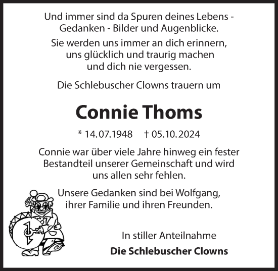 Anzeige von Connie Thoms von  Lokale Informationen 