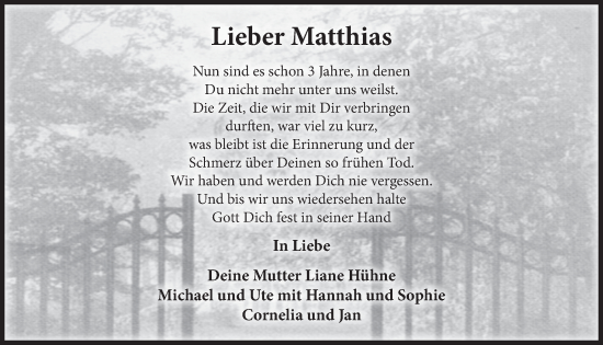 Anzeige von Matthias  von  Werbepost 