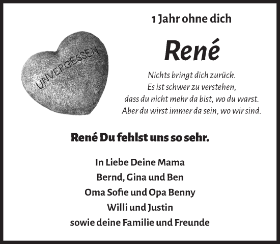Anzeige von René  von  Werbepost 