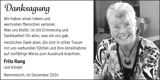 Anzeige von Herzlichen Dank  von  Blickpunkt Euskirchen 