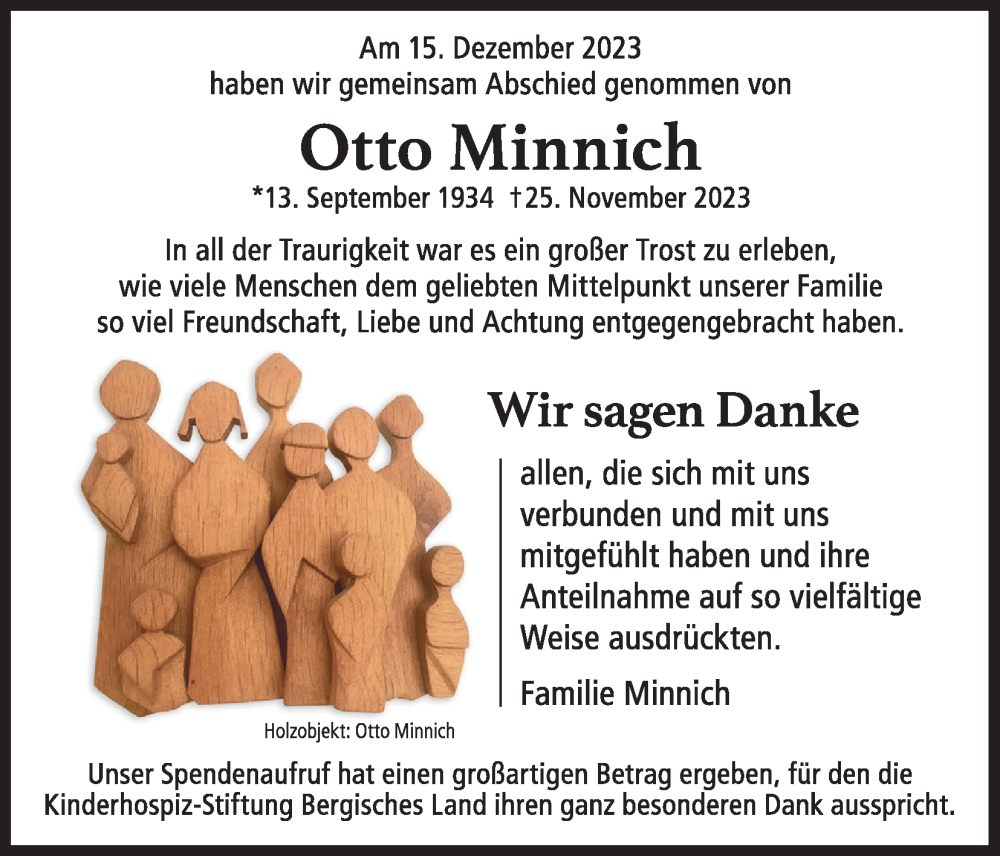  Traueranzeige für Otto Minnich vom 02.03.2024 aus Kölner Stadt-Anzeiger / Kölnische Rundschau / Express
