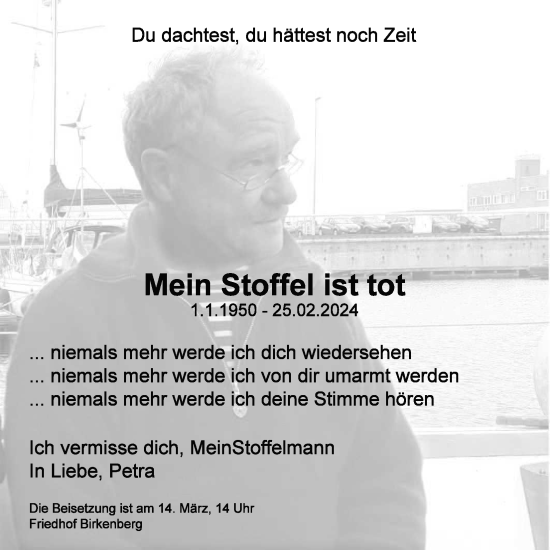 Anzeige von Stoffel  von Kölner Stadt-Anzeiger / Kölnische Rundschau / Express