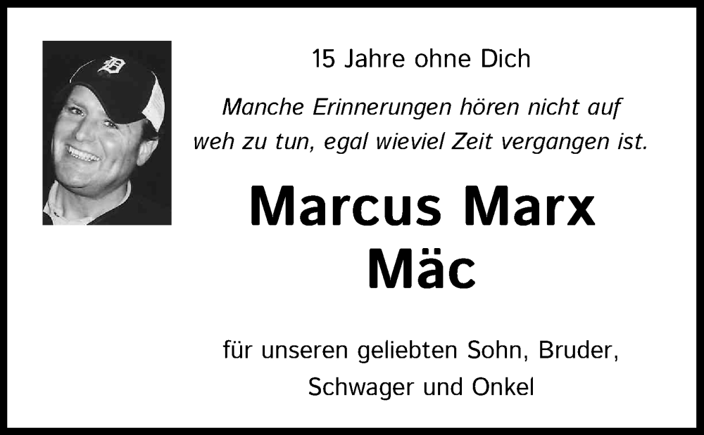  Traueranzeige für Marcus Marx vom 30.03.2024 aus Kölner Stadt-Anzeiger / Kölnische Rundschau / Express