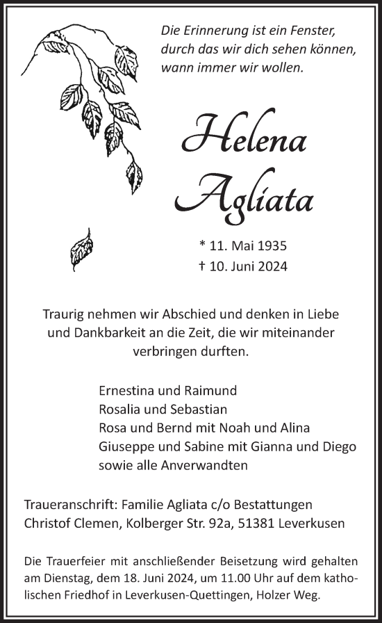 Anzeige von Helena Agliata von  Lokale Informationen 