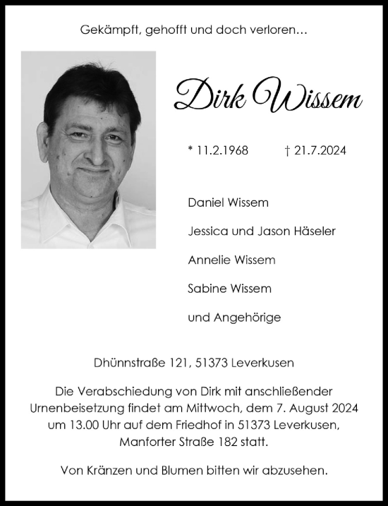 Anzeige von Dirk Wissem von  Lokale Informationen 