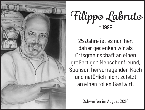 Anzeige von Filippo Labruto von  Blickpunkt Euskirchen 