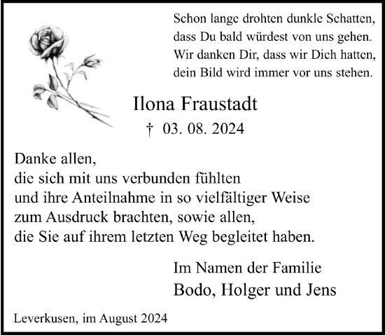 Anzeige von Ilona Fraustadt von  Lokale Informationen 