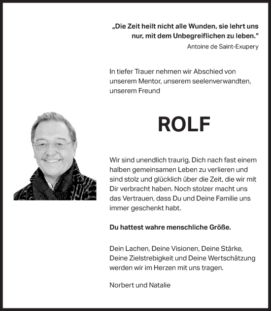 Anzeige von Rolf  von  Werbepost 