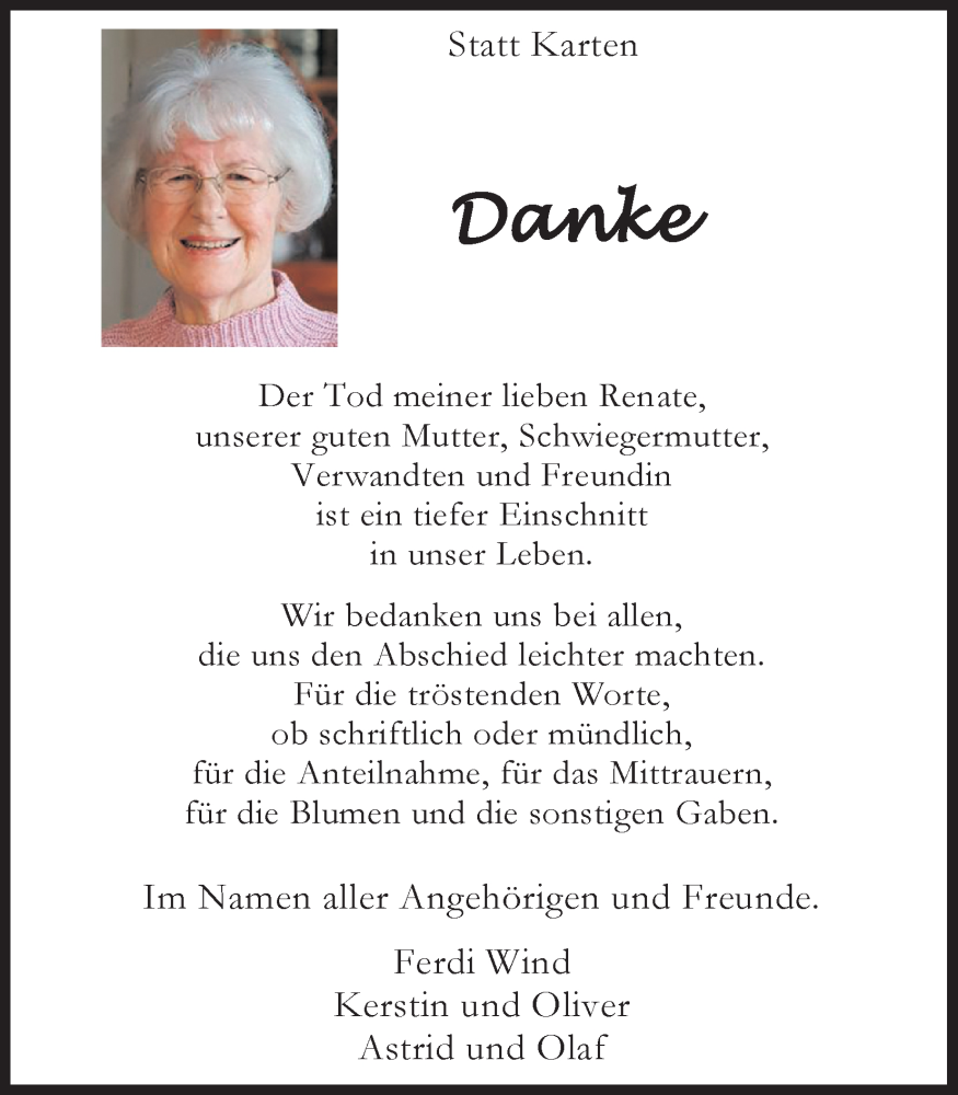  Traueranzeige für Renate  vom 29.11.2025 aus Kölner Stadt-Anzeiger / Kölnische Rundschau / Express