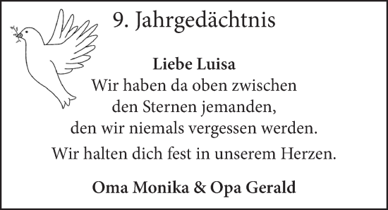 Anzeige von Luisa  von  Werbepost 