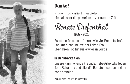 Anzeige von Renate Diefenthal von  Blickpunkt Euskirchen 
