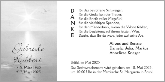 Anzeige von Anneliese Krieger von  Schlossbote/Werbekurier 