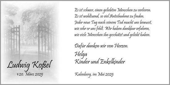 Anzeige von Ludwig Koßel von  Blickpunkt Euskirchen 