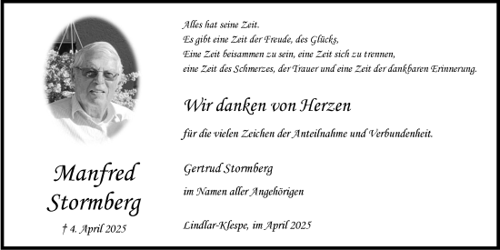 Anzeige von Manfred Stromberg von Kölner Stadt-Anzeiger / Kölnische Rundschau / Express