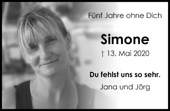 Anzeige von Simone Ortmann von  Bergisches Handelsblatt 